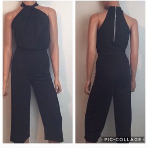 Black cropped jumpsuit Sz 2. Super cute on